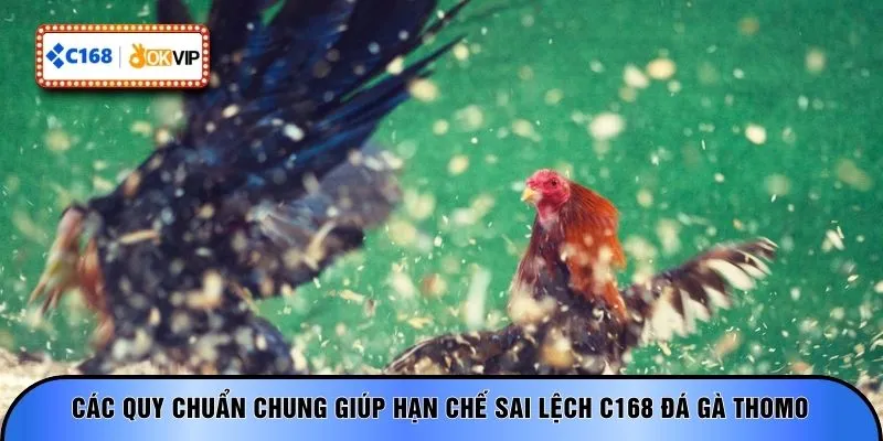 Các quy chuẩn chung giúp hạn chế sai lệch C168 đá gà Thomo